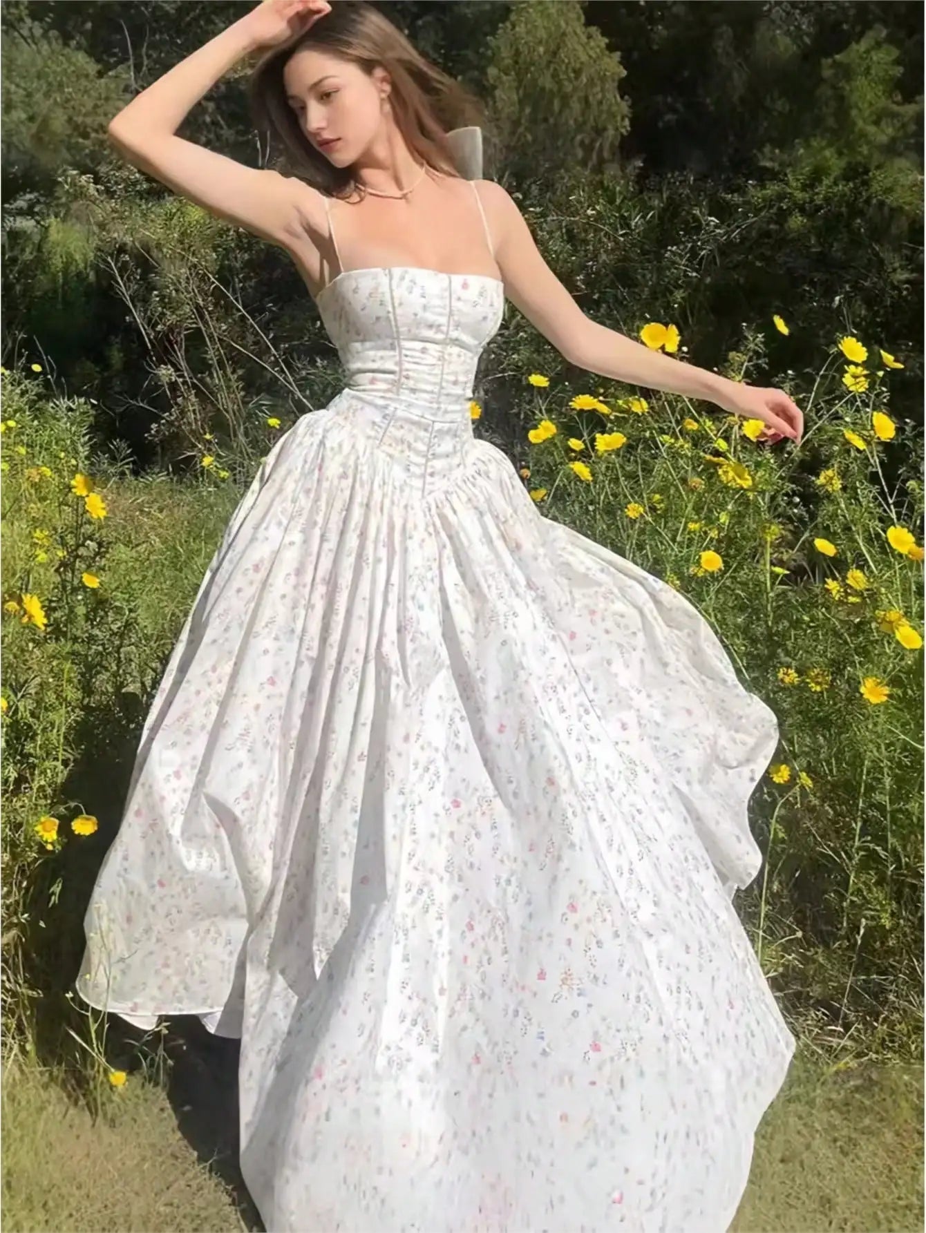 Print Vacation Slim Dress Sleeveless Backless Maxi Dresses Evening Party Graduation Robe