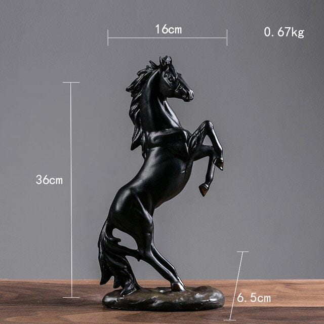 Rearing Horse Sculpture