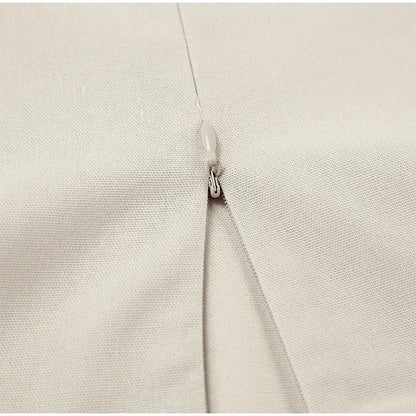 Slip Dress Summer Cotton Lined Loose Dresses Sleeveless Thin Straps White Long Dresses Backless Beach Holiday Dresses