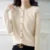 Cardigans Sweater O-neck Spring Autumn Knitted Cashmere Cardigans Single Breasted Sweaters Df4934