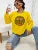 Leopard Print Smile Face Love Printed Sweatshirt Autumn Soft Hoody Fleece Warm Hoodies Street All-match Female Pullover