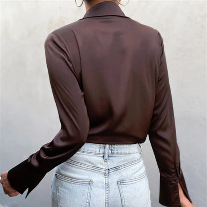 Office Satin Blouse