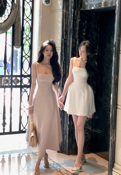 Summer Evening Party Midi Dresses Sleeveless Y2k Mini Birthday Dress Korean Aline Vestidos
