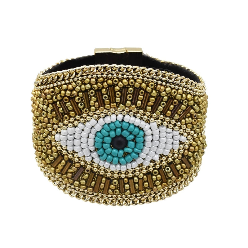 Evil Eye Beaded Bracelet