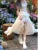 Y2k Irregular Ruffles Midi Dresses for Puff Sleeve Square Collar A-line French Birthday Party Dress Prom Vestidos