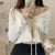 Cardigans Hot Slim Bandage Design Crop Tops Stylish Teenagers All-match Sweet Knitted Basic