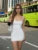 Slim Lace Sleeveless Sleepwear Basic Mini Dress Party Club Y2k Summer Clothing