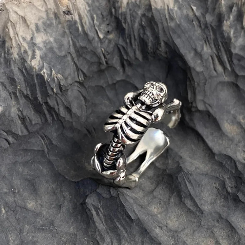 Sterling Silver Skeleton Ring