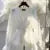 Youth Pleated White Long Sleeve Button Up Shirt V Neck Ruffle Tunic Basic Blouse Chiffon Lady Office
