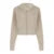 Knitter ��s Sweater Cardigan Zip Up Hooded Long Sleeve Retro Simple Harajuku Cropped Coat