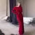 Knit Long Dress Off-shoulder Female Ribbed Loose High Waist Autumn Party Dress Knitwear Maxi Dress