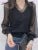 Spring Autumn Style Blouses Tops Lady Long Sleeve V-neck Lace Blusas Tops Df4452