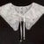 Korean Style Decorative Fake Collar Shawl Wrap Hollow Out Embroidery Sunflower Leaves Lace Necklace Short Poncho Capele