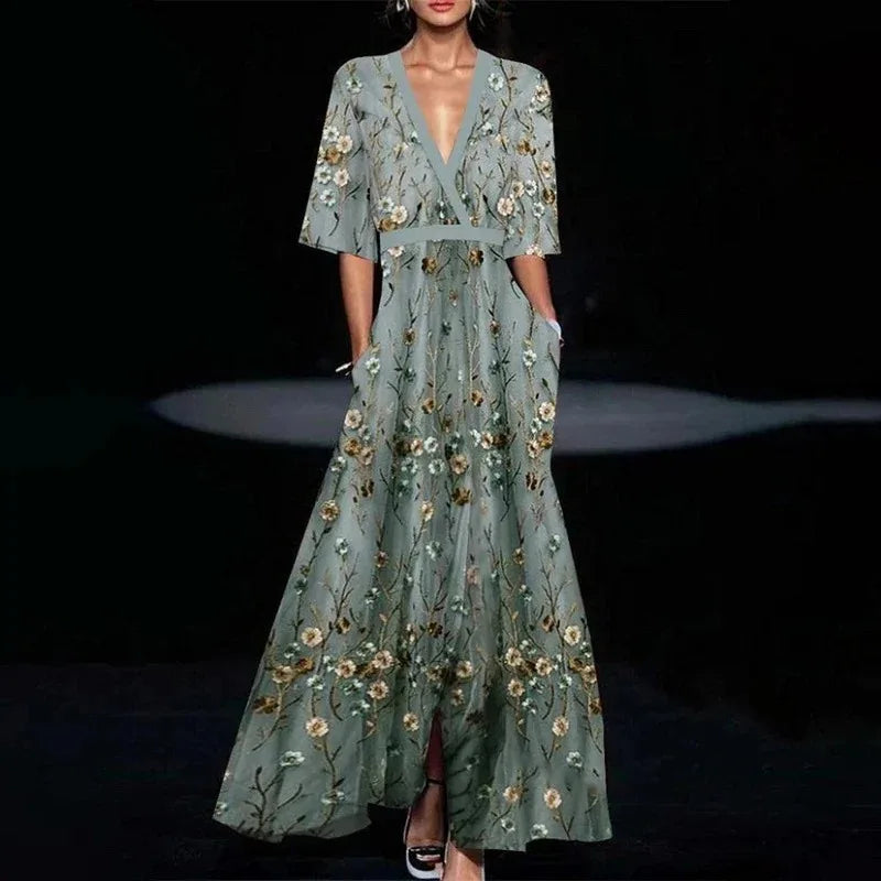 Jamie | Maxi Dress With Pattern