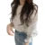 Blouse Y2k Clothes Color Lace Trim Puff Long Sleeve Shirt Top 2000s Aesthetic Clothing