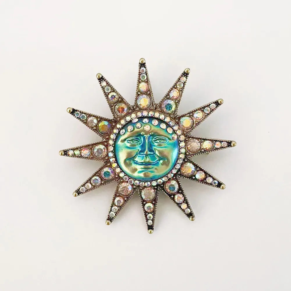 Holographic Sun Goddess Brooch