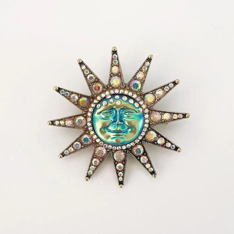 Holographic Sun Goddess Brooch