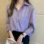 Spring Autumn Style Blouses Shirts Lady Long Sleeve Turn-down Collar Color Blusas Tops