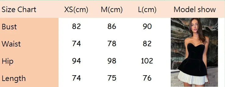 Strapless Velvet Patchwork Pleated Mini Dress Off Shoulder Backless Slim Vestidos New Evening Party Gown