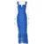Hollow Out Backless Ruched Maxi Dress for Mesh Spaghetti Strap Sleeveless Bodycon Party Long Dress
