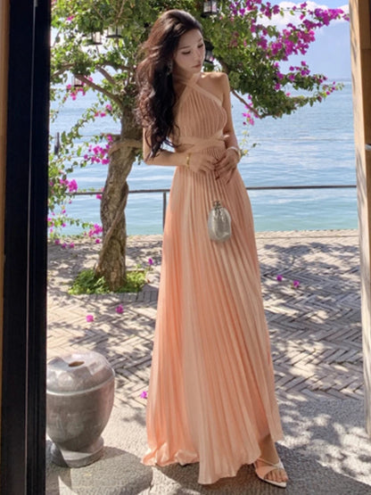 Summer New Long Dresses Aline Slim Evening Party Wedding Prom Robe One Piece Clothing