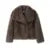 Winter New Gradient Fluffy Fur Coat High Street Big Fur Collar Faux Fox Fur Jacket Female Overcoats