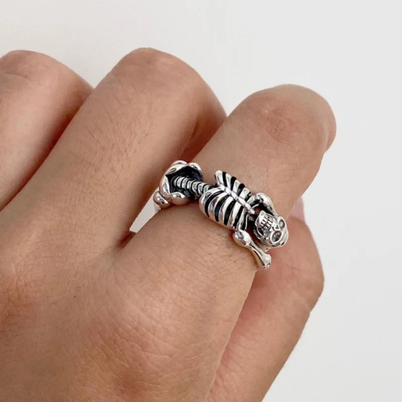 Sterling Silver Skeleton Ring