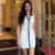 Summer New Sleeveless Knitted Mini Dress for Contrast Color Slim Dress Knitwear Single Breasted With Pocket Female