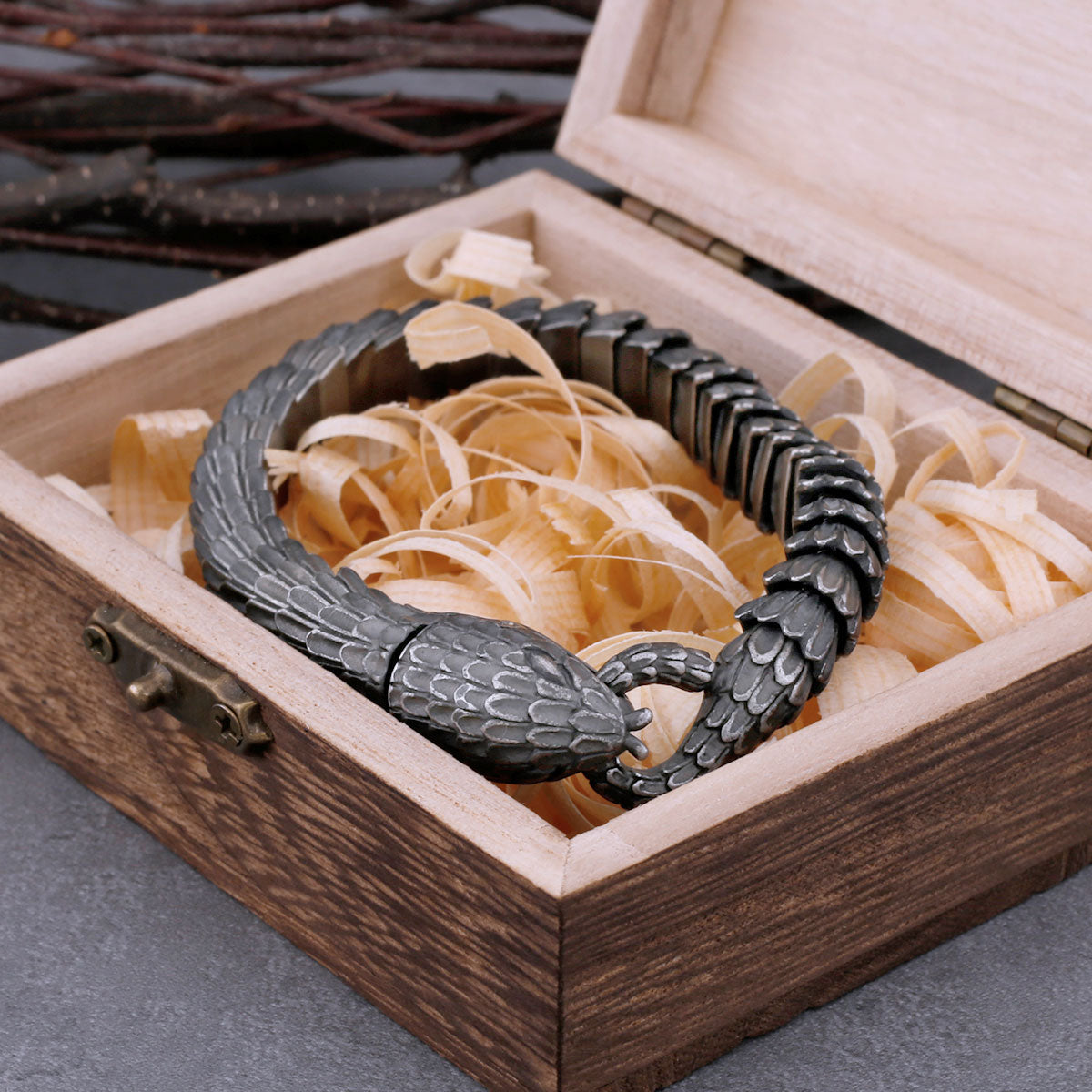 3d Ouroboros Bracelet