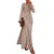 Crochet Dress Y2k Clothes Geometric Print Turn Down Collar Long Sleeve Long Dresses Beach Party Dresses