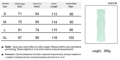 New Sling Dresses Spring Summer Maxi Dress Backless Female Dress Club Party Clothing