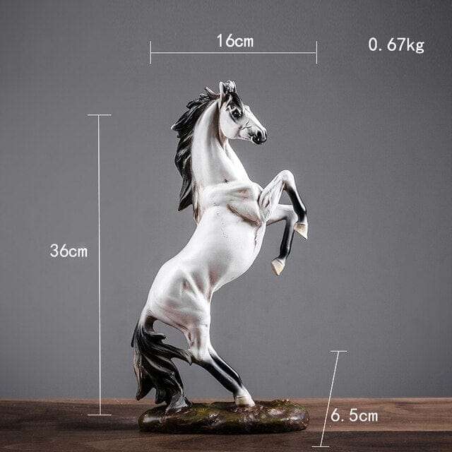 Rearing Horse Sculpture
