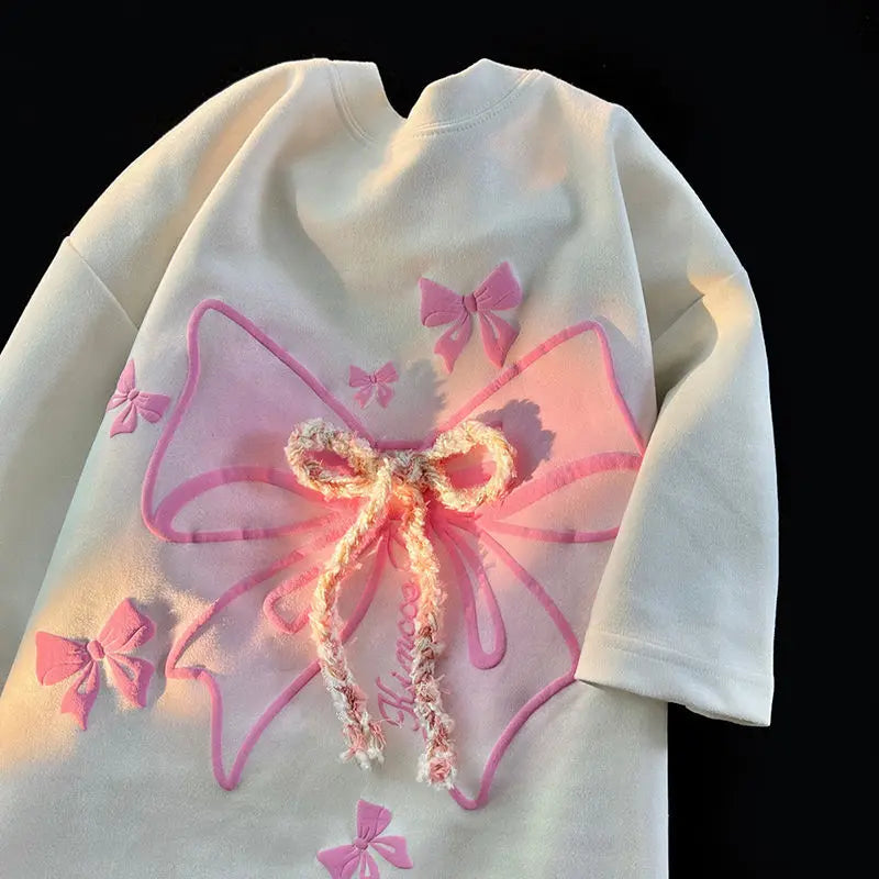 Kawaii Sweet Tshirts Retro Short Sleeve Y2k Blouse Tees Female Design Loose Shirts Japanese Style Summer