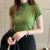 Woman Blouses Short Sleeve Summer Tops Blouse Turtleneck Knitted Blouse Shirt Tops Blouses Df4908