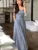 Strapless Midi Dresses for Striped Sleeveless A-line Korean Summer New Party Dress Vestidos Mujer