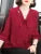 Spring Summer Style Blouses Tops Lady Bow Tie Colloar Half Lace Sleeve Loose Blusas Tops Df4275