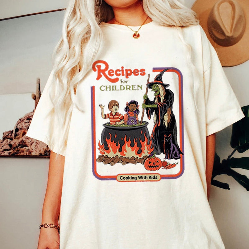 Satan Demon T-shirt Horror Devil Retro T-shirt
