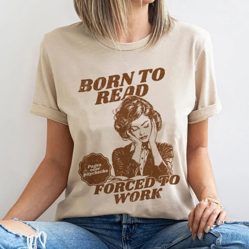 Book Lover Funny Graphic T-shirt