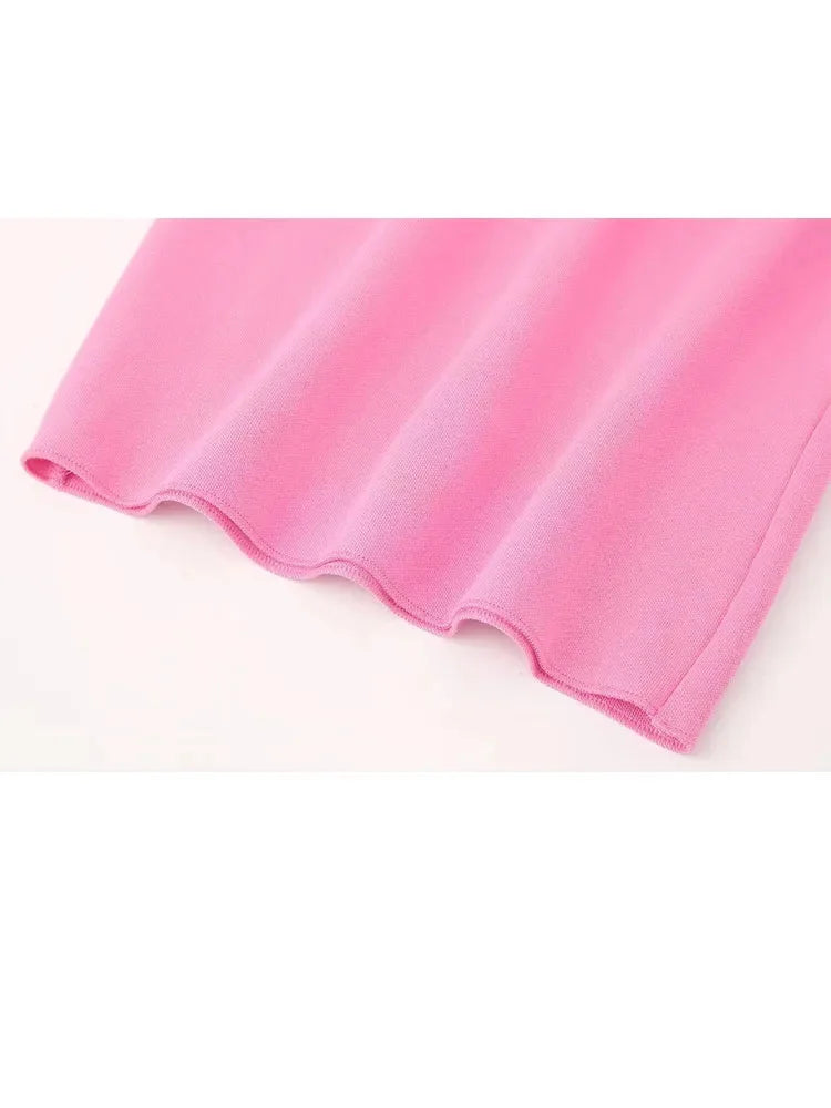 Woman Tube Midi Dress Elastic Strapless Backless Slim Dresses Female Off Shoulder Dress