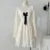 Lace Mini Dresses V-neck Long Sleeve Ruffles A-line Autumn New Sweet Korean Party Dress Female Vestidos