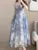 New Summer Long Dresses for Spaghetti Strap Korean A-line Ruffles Beach Style Party Dress One Piece Vestido Mujer