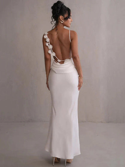 Laelia | Satin Maxi Dress