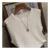Summer Sleeveless Blouse O-neck Knitted Blouse Shirt Clothes Tops Df4903