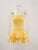 Embroidery Cut Out Woman Mini Dress Strapless Off Shoulder High Waist Vestidos Female Clothing Summer 23a430