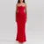Pleat Strapless Long Dresses Sleeveless Backless Hip Package Lace-up Party Dress Lady New Christmas Cocktail Gowns