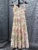 Long Dress Hotsweet Print Slash Collar 3d Flower Hollowed Out Camisole Dresses Spring Summer 959