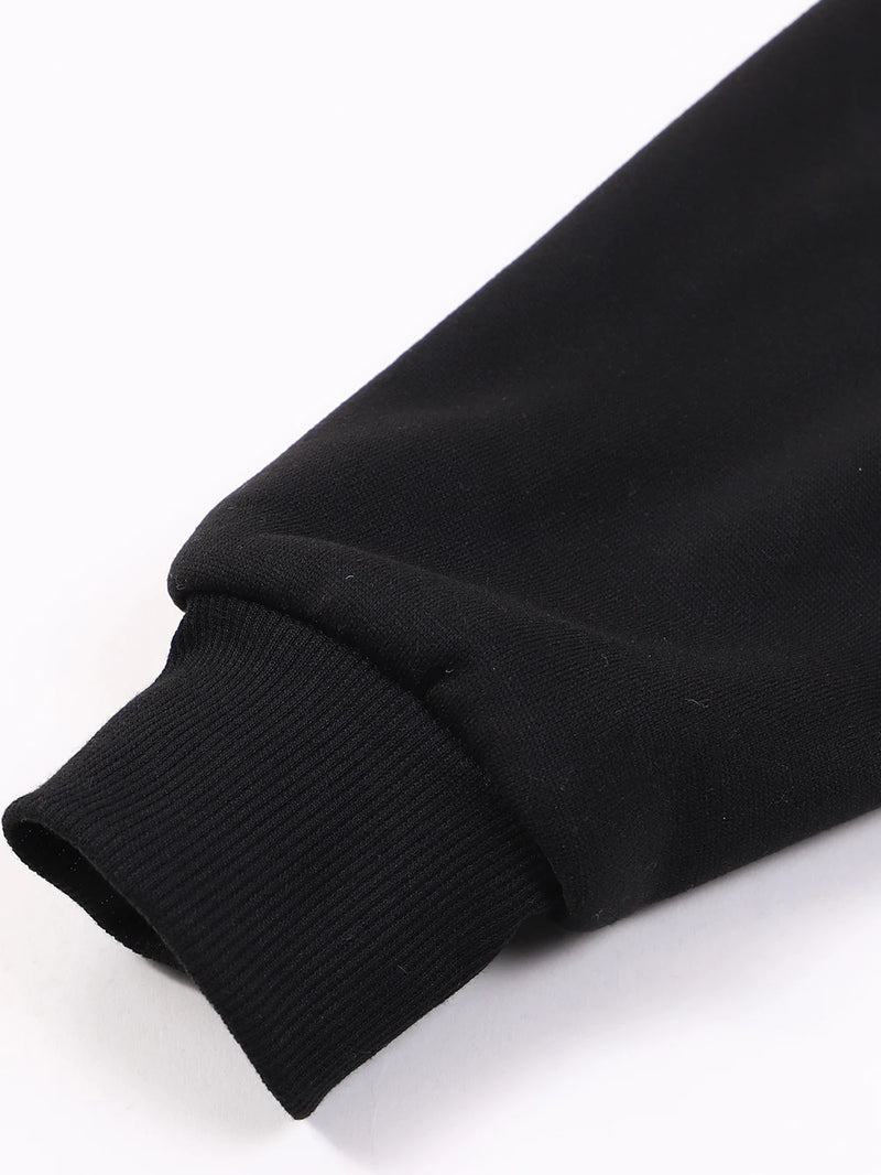 Color Hoodie for Female Pocket Creative Sweatshirts All-match Street Clothes Fleece Pullovers