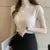 Woman Blouses Short Sleeve Summer Tops Blouse Turtleneck Knitted Blouse Shirt Tops Blouses Df4908