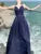 Summer New Spaghetti Strap Long Dresses for V-neck A-line Evening Party Dress Backless Prom Robe One Piece Vestido Mujer