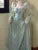 Autumn New Princess Midi Dresses for Square Collar Slim Waist Puff Sleeve Female Clothing One Piece Vestido